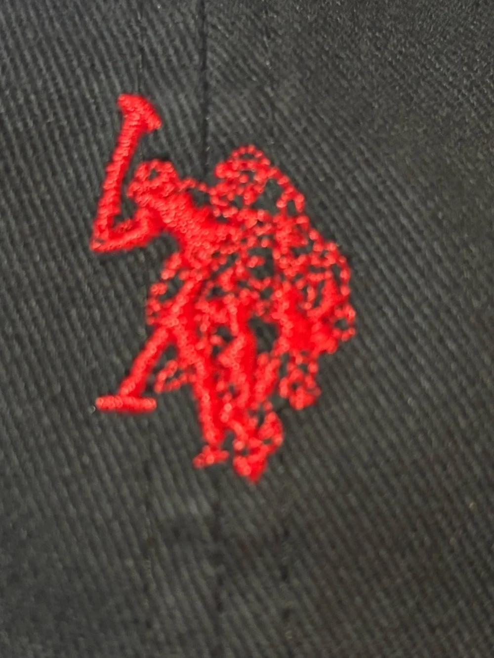 Brand New Navy Blue & Red U.S. Polo Assassin Baseball Hat